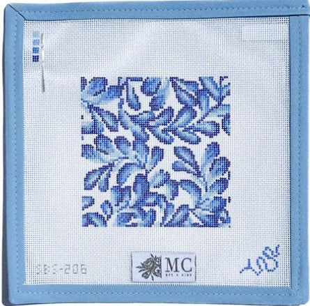 Swirling Leaves in Indigo (SBS-206)
