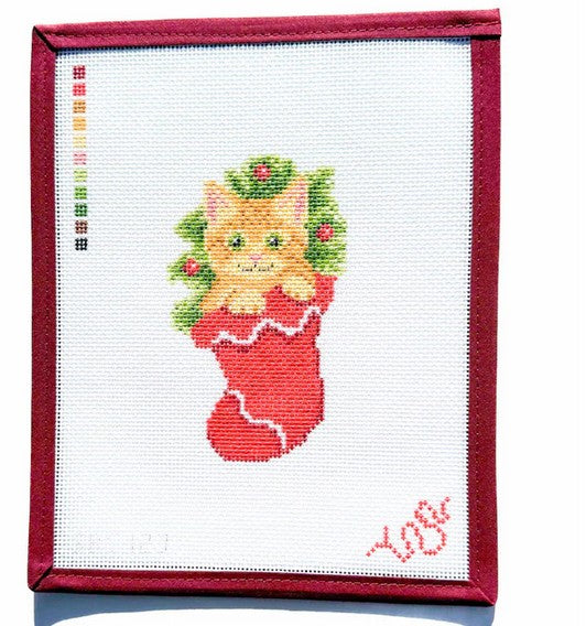 SBS123 Tabby Kitten Stocking
