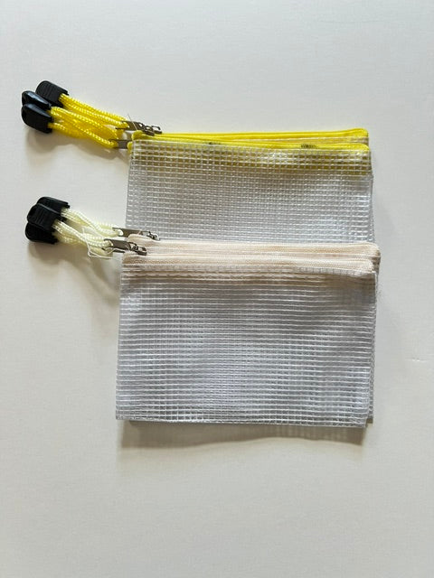 Vinyl Zippered Project Bags