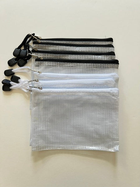 Vinyl Zippered Project Bags