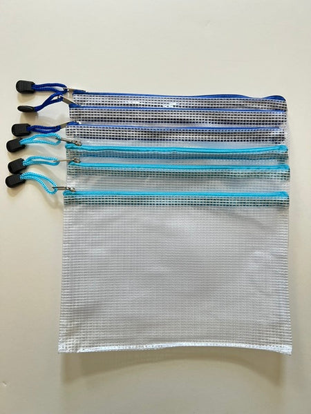 Vinyl Zippered Project Bags