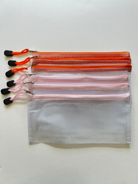 Vinyl Zippered Project Bags