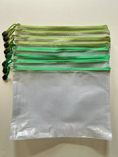 Vinyl Zippered Project Bags