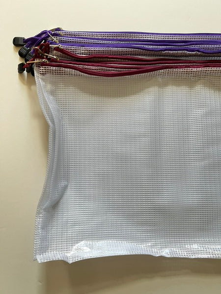 Vinyl Zippered Project Bags