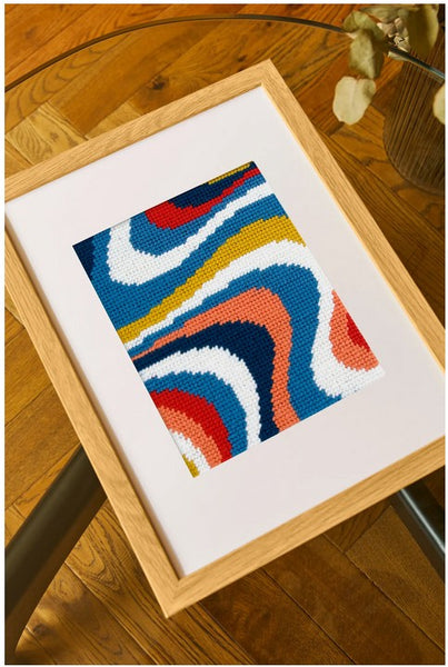 Waves (by Bethan Haf Jones) Easy Tapestry & Needlepoint Kit