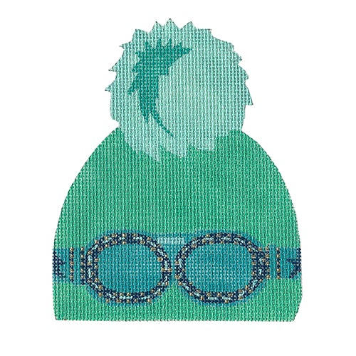 Green Hat with Goggles (SB-506)