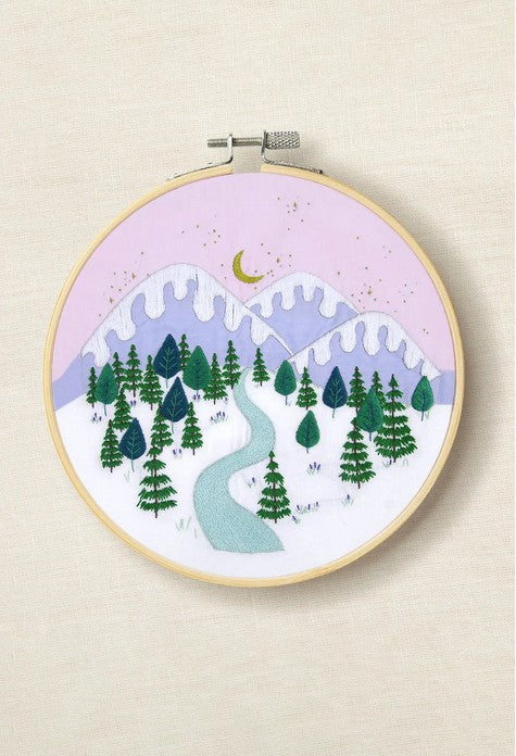 Winter Landscape Advanced Embroidery Kit