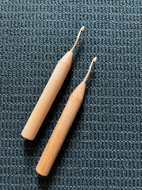 Handmade Birch Crochet Hooks