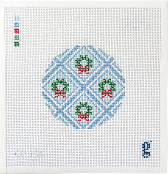 Wreath Trellis Ornament (6P-156)