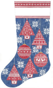Nordic Christmas Stocking (X-176a)