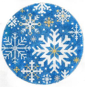 Snowflakes on Blue (XO-173v)