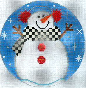 Snowman with Ear Muffs (XO-186d)