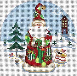 Patchwork Santa (XO-255a)