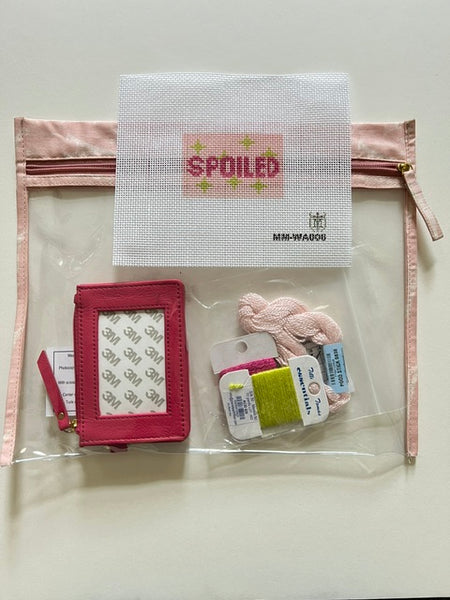 Planet Earth Self-Finishing Leather Zip Wallet Kit