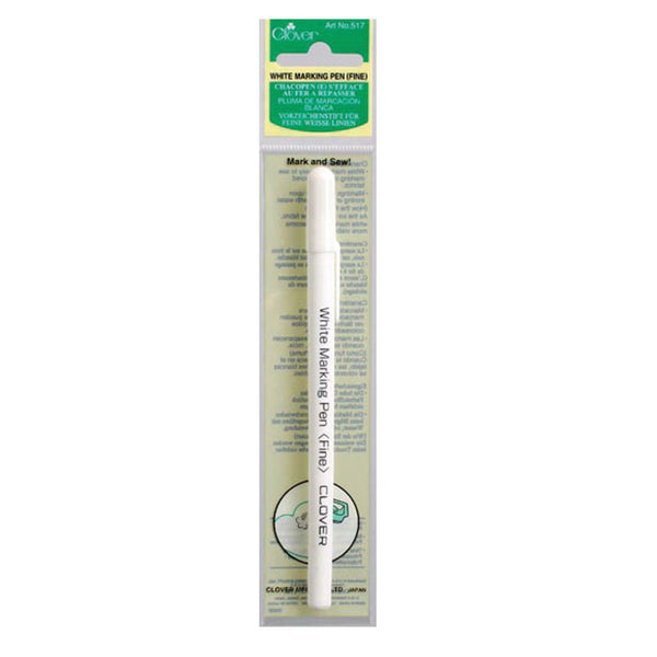 Clover White Marking Pen (Fine)