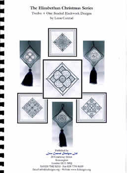 The Elizabethan Christmas Series: Twelve + One Beaded Blackwork Designs