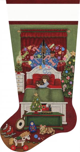 Visions of Sugarplums Christmas Stocking (2288)