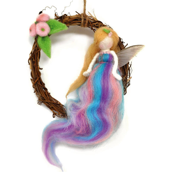 Summer Fairy Wreath Needle Felting Kit
