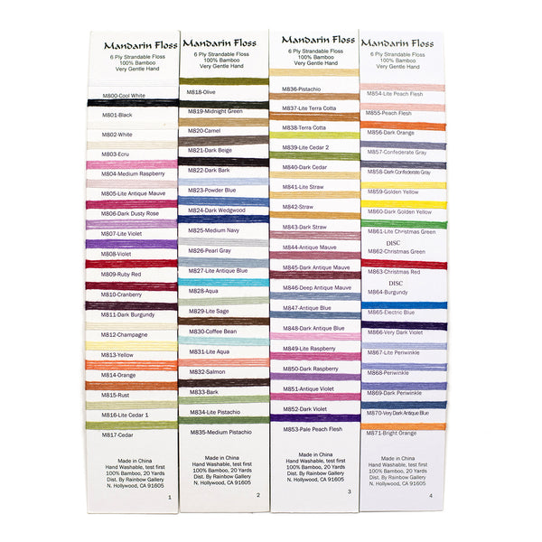 Mandarin Floss* (Color # 800 - 871)