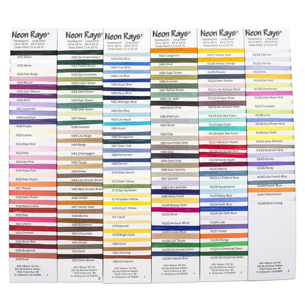 Neon Rays (Color # N80 - N148)