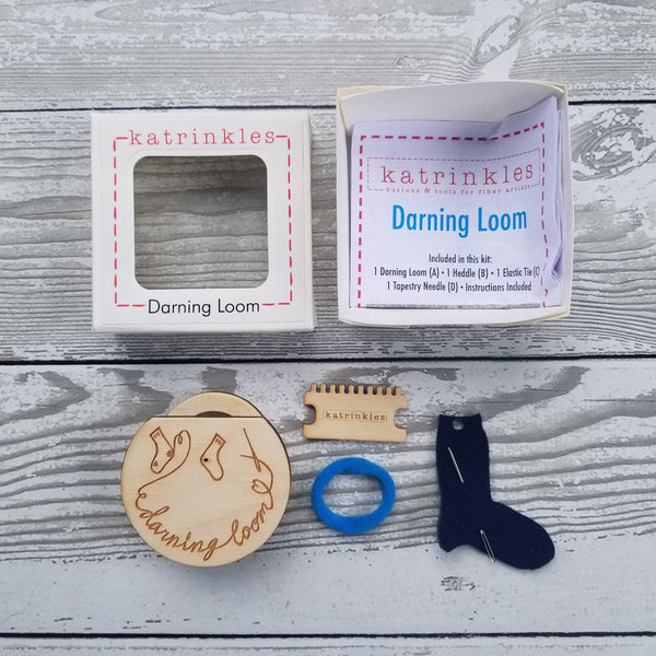 Katrinkles Darning & Mending Loom Kit (Small Loom)
