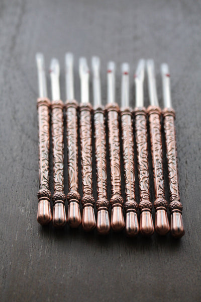 Engraved Seam Rippers: Antique Copper