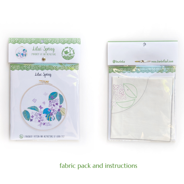 Lilac Spring Embroidery Kit