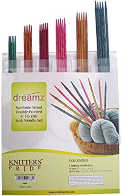 Dreamz 6" Double Pointed Needle Set 6 (0-3)