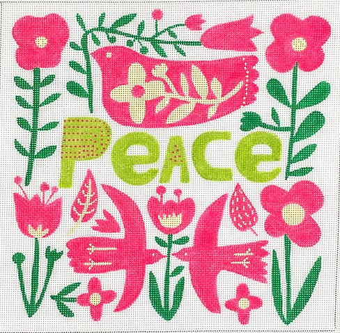 Peace with Doves and Flowers (CG-PL-20)