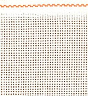 Sale Mono Deluxe Needlepoint Canvas, SANTA FE SAGE, 18 mesh, 35\ x 40\,  Orange Line by Zweigart