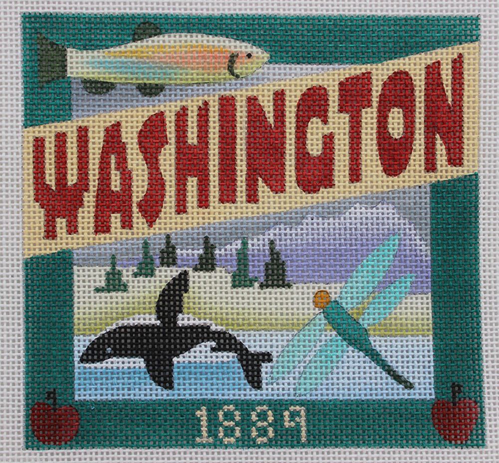 State Canvases (by Denis DeRusha Designs)
