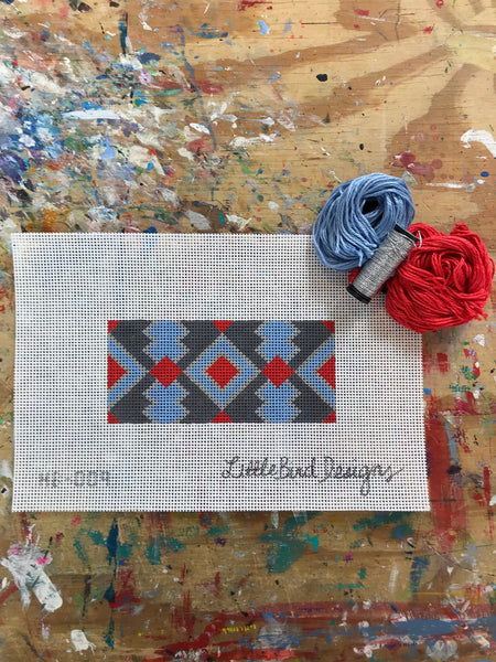 Slender Wallet Painted Canvas Insert