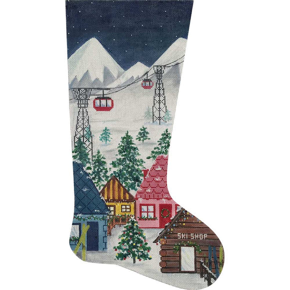 Ski Village Stocking (AP2827)