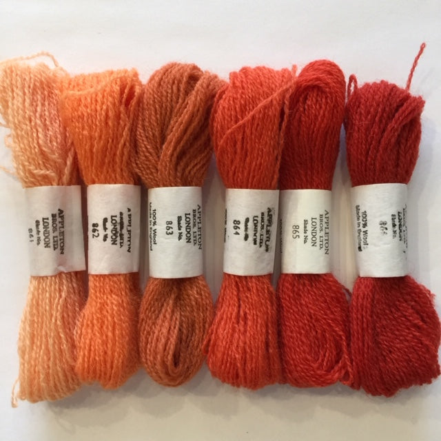 Appletons Crewel Wool Yarn, Hand Embroidery Yarn Bundle, 100% Wool Yarn for  Embroidery, Needlepoint, Crewel Work 