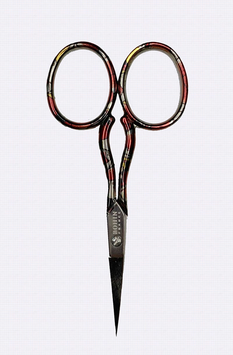 Soft Touch Rouge Embroidery Scissors from Bohin France