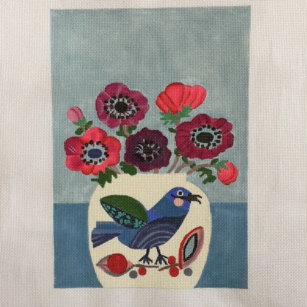 Blue Bird with Vase* (EW103)