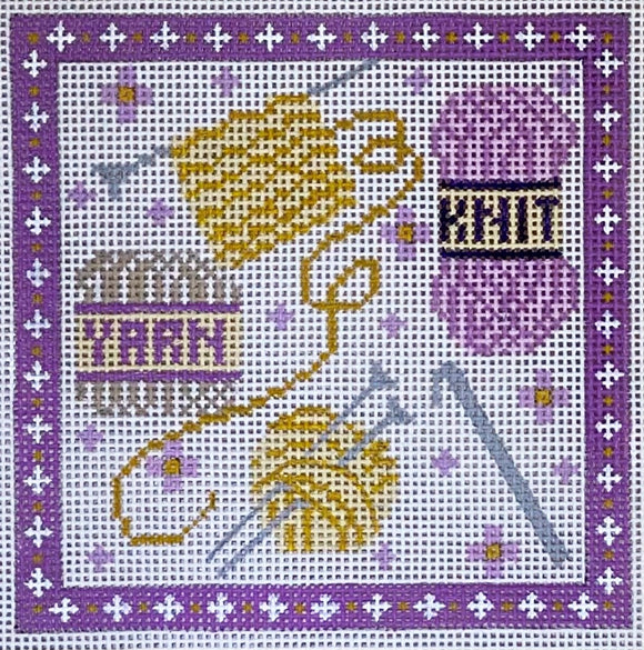 Knitting Square (CH-494)