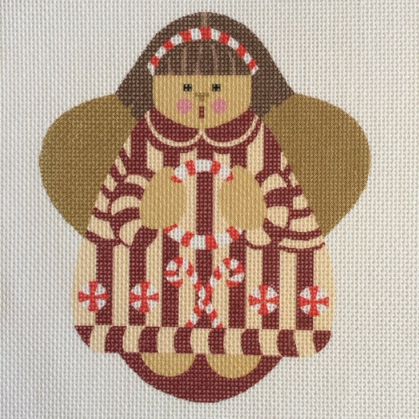 Candy Cane Angel Ornament