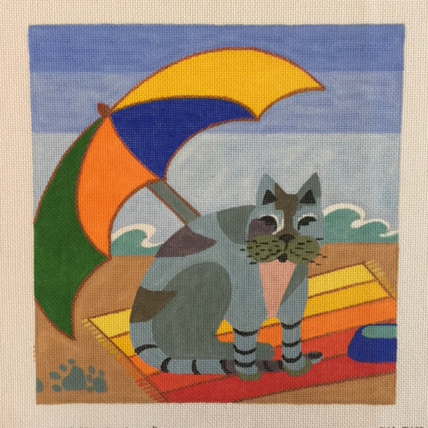 Cat on the Beach (AC#1120)