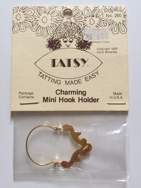 Charming Mini Hook Holder (Goldtone)