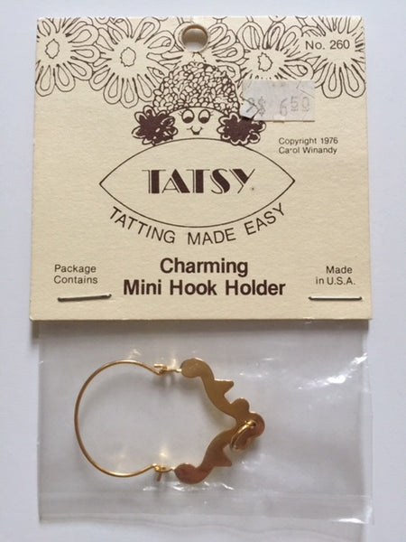 Charming Mini Hook Holder (Goldtone)