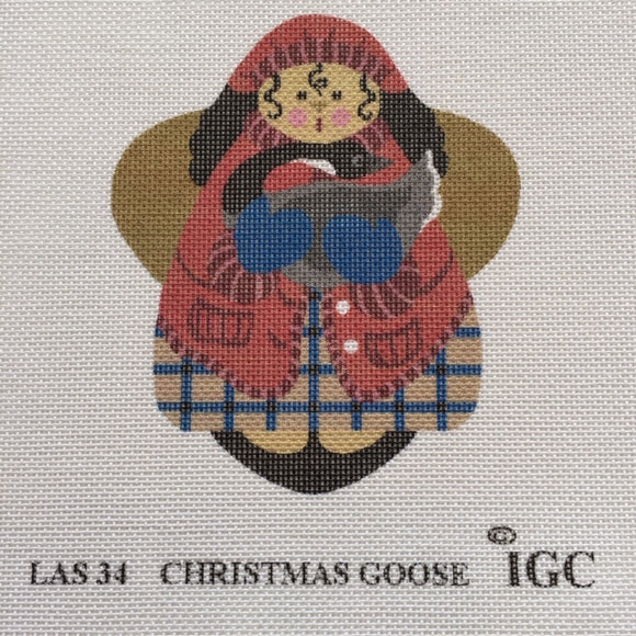 Christmas Goose Angel Ornament