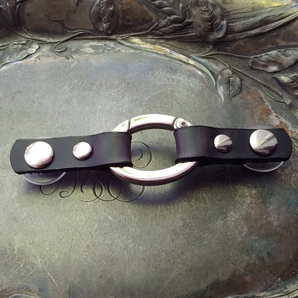 Jul Cordoba Flat Oval Ring Closure (Black)