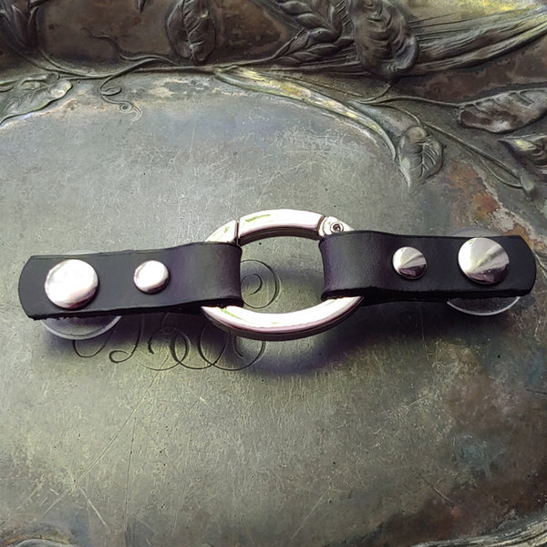 Jul Cordoba Flat Oval Ring Closure (Black)