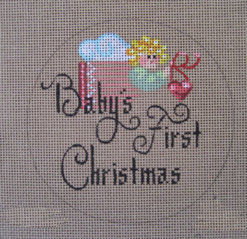 First Christmas Ornaments Beaded Cross Stitch Kit - Needlepoint Joint