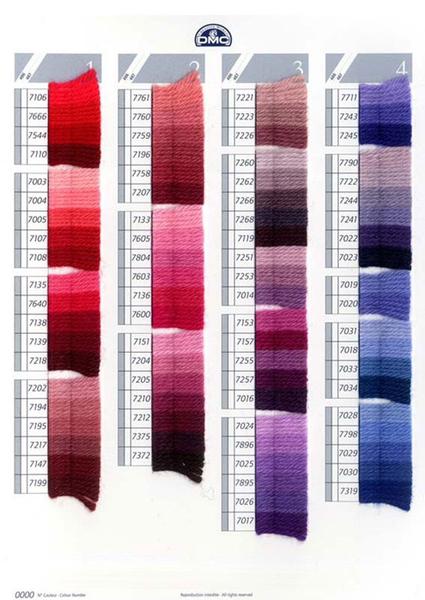 DMC Tapestry Wool (Color # 7153 - 7337)