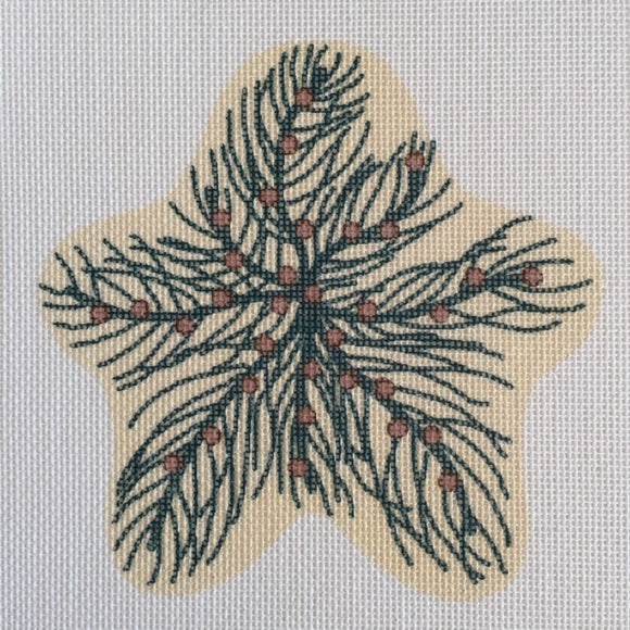 Evergreen Star Ornament