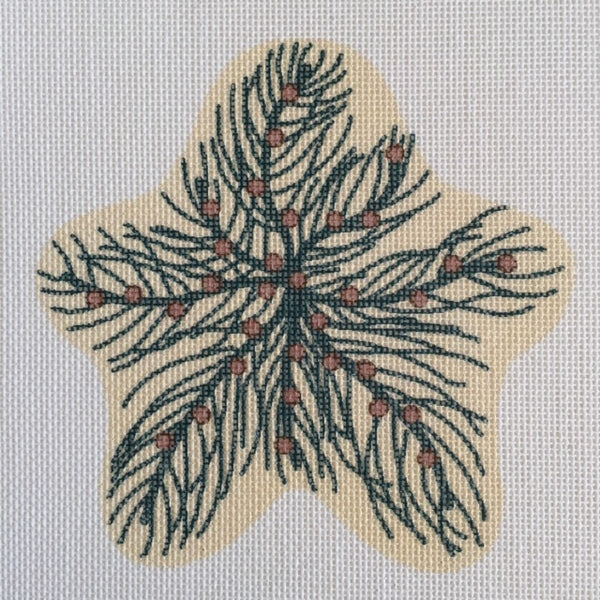 Evergreen Star Ornament
