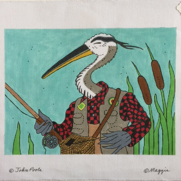 Fishing Heron (M237)