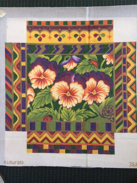 Floral With Snail (3166)